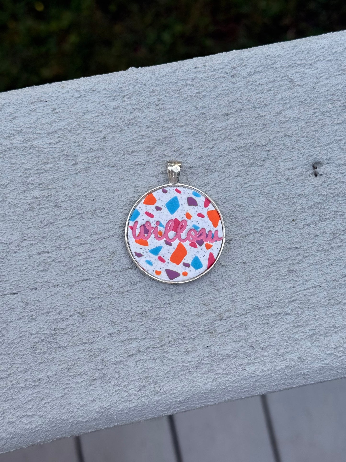 Confetti Charm Tag