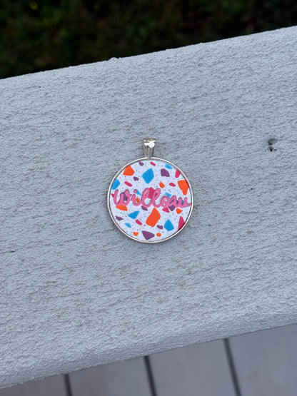 Confetti Charm Tag
